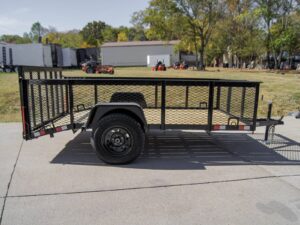 6.4×10 Dovetail Utility Trailer with 2ft Mesh Sides 3,500lb Axle - Image 3