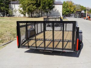 6.4×10 Dovetail Utility Trailer with 2ft Mesh Sides 3,500lb Axle - Image 5