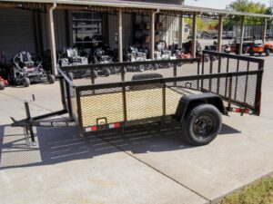 6.4×10 Dovetail Utility Trailer with 2ft Mesh Sides 3,500lb Axle - Image 7