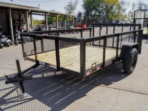6.4×10 Dovetail Utility Trailer with 2ft Mesh Sides 3,500lb Axle - Image 8