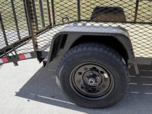 6.4×10 Dovetail Utility Trailer with 2ft Mesh Sides 3,500lb Axle - Image 13