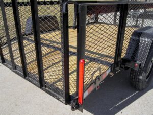 6.4×10 Dovetail Utility Trailer with 2ft Mesh Sides 3,500lb Axle - Image 14
