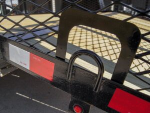 6.4×10 Dovetail Utility Trailer with 2ft Mesh Sides 3,500lb Axle - Image 15