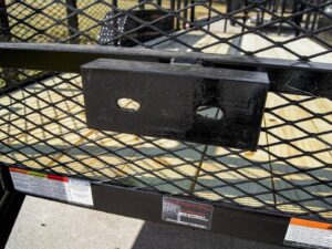 6.4×16 Dovetail Utility Trailer 2ft Mesh (2) 3500lb Axles 7K GVWR - Image 11