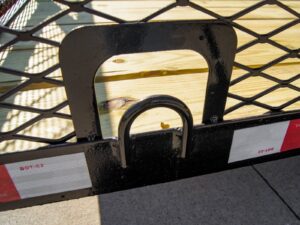 6.4×16 Dovetail Utility Trailer 2ft Mesh (2) 3500lb Axles 7K GVWR - Image 13