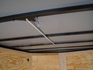7×14 Enclosed Trailer Black V-Nose Blackout Package 3,500lb Axle Storage - Image 15