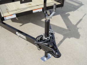 6.4×12 Dovetail Utility Trailer with Side Baskets (2) 3500lb Axles - Image 9