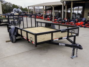 6.4×12 Dovetail Utility Trailer with 1ft Mesh Sides 3,500lb Axle - Image 9