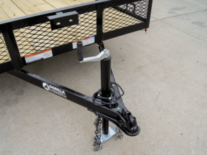 6.4×12 Dovetail Utility Trailer with 1ft Mesh Sides 3,500lb Axle - Image 10