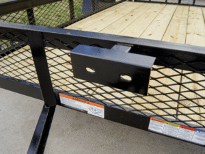 6.4×12 Dovetail Utility Trailer with 1ft Mesh Sides 3,500lb Axle - Image 11