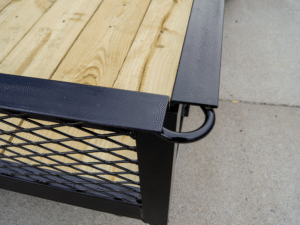 6.4×12 Dovetail Utility Trailer with 1ft Mesh Sides 3,500lb Axle - Image 13
