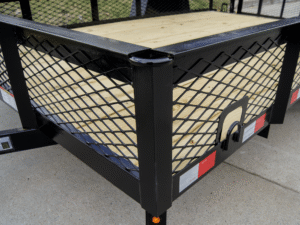 6.4×12 Dovetail Utility Trailer with 1ft Mesh Sides 3,500lb Axle - Image 14