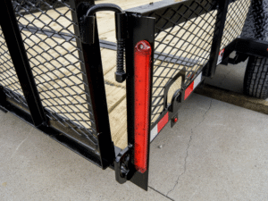 6.4×12 Dovetail Utility Trailer with 1ft Mesh Sides 3,500lb Axle - Image 17