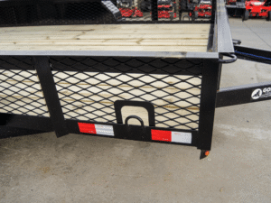6.4×12 Dovetail Utility Trailer with 1ft Mesh Sides (2) 3,500lb Axles - Image 16