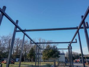 6.4 x 16 Straight Deck Tandem Axle Utility Trailer w/ 6ft Ladder Racks - Image 12