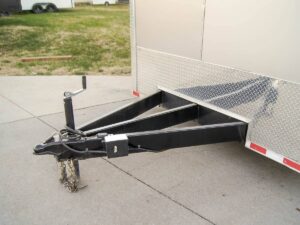 8.5×32 Silver Enclosed Car Hauler Trailer With Ramp and side door (3) 7K Axles 21k GVWR - Image 18
