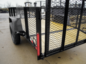 5×12 Dovetail Utility Trailer with 2ft Mesh Sides 3,500lb Axle - Image 12