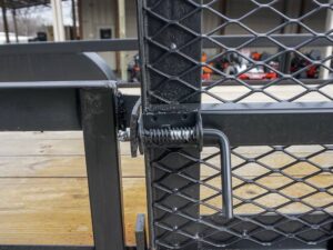 6.4×18 Dovetail Utility Trailer with Side Gate (2) 3,500lb Axle - Image 16