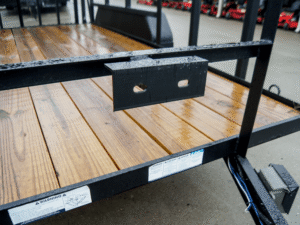 6.4×14 Dovetail Utility Trailer with 4ft Rails (2) 3500lb Axles - Image 8