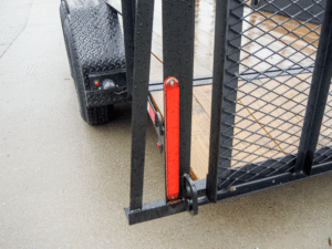 6.4×14 Dovetail Utility Trailer with 4ft Rails (2) 3500lb Axles - Image 11