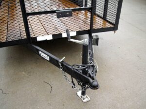6.4×16 Straight Deck Utility Trailer with 2ft Mesh Sides Tall Gate 7K GVWR - Image 10