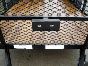 6.4×16 Straight Deck Utility Trailer with 2ft Mesh Sides Tall Gate 7K GVWR - Image 11
