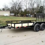 6.4×14 Straight Deck Off Road ATV/UTV Utility Trailer (2) 3,500lb Axles