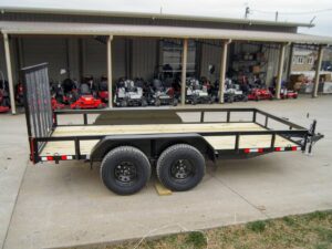 6.4×14 Straight Deck Off Road ATV/UTV Utility Trailer (2) 3,500lb Axles - Image 7