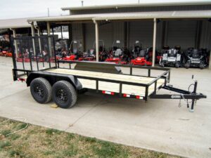 6.4×14 Straight Deck Off Road ATV/UTV Utility Trailer (2) 3,500lb Axles - Image 8