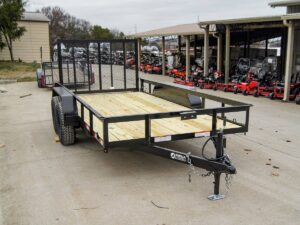6.4×14 Straight Deck Off Road ATV/UTV Utility Trailer (2) 3,500lb Axles - Image 9