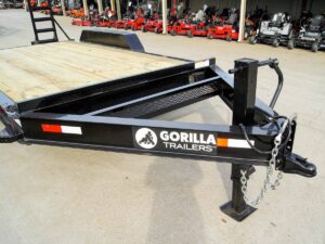 7×14 IBeam Equipment Trailer (2) 7K Axles with Stand-Up Ramps 14K GVWR - Image 10