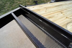 7×14 IBeam Equipment Trailer (2) 7K Axles with Stand-Up Ramps 14K GVWR - Image 11