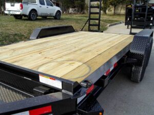 7×14 IBeam Equipment Trailer (2) 7K Axles with Stand-Up Ramps 14K GVWR - Image 12