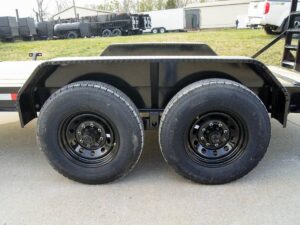 7×14 IBeam Equipment Trailer (2) 7K Axles with Stand-Up Ramps 14K GVWR - Image 13