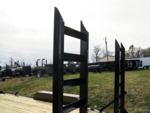 7×14 IBeam Equipment Trailer (2) 7K Axles with Stand-Up Ramps 14K GVWR - Image 15