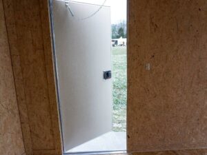 7×16 White V-Nose Enclosed Trailer Lawn Mower Cargo Trailer Storage - Image 22