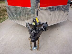 Enclosed Trailer 8.5’x22′ Red & Black – Car Hauler Storage - Image 8