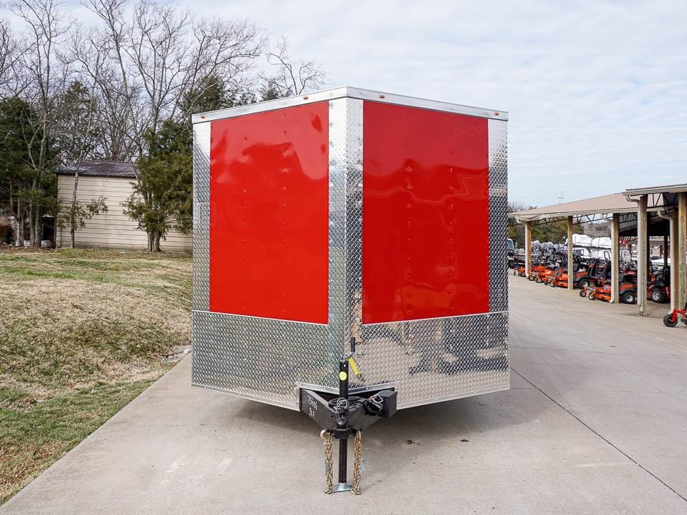 Enclosed Trailer 8.5’x22′ Red & Black – Car Hauler Storage Enclosed Trailer 8.5’x22′ Red & Black – Car Hauler Storage - Image 1