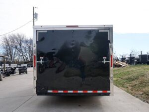 Enclosed Trailer 8.5’x22′ Red & Black – Car Hauler Storage - Image 7