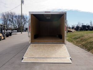 Enclosed Trailer 8.5’x22′ Red & Black – Car Hauler Storage - Image 9