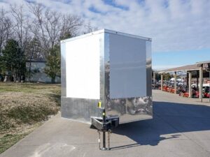 Enclosed Trailer 8.5′ x 20′ White – Cargo Hauler Car Motorcycle Storage