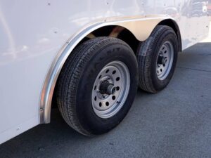 Enclosed Trailer 8.5′ x 20′ White – Cargo Hauler Car Motorcycle Storage - Image 10