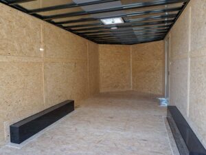 Enclosed Trailer 8.5′ x 20′ White – Cargo Hauler Car Motorcycle Storage - Image 16
