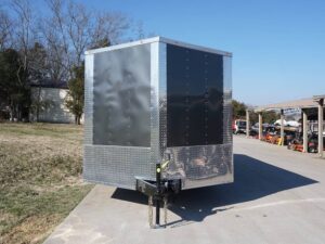 Enclosed Trailer 8.5×24 Tandem Axle Charcoal Gray – Motorcycle Car Hauler Storage - Image 2