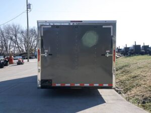 Enclosed Trailer 8.5×24 Tandem Axle Charcoal Gray – Motorcycle Car Hauler Storage - Image 7