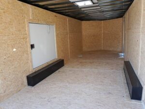 Enclosed Trailer 8.5×24 Tandem Axle Charcoal Gray – Motorcycle Car Hauler Storage - Image 18