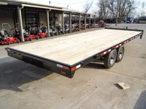 8.5×22 IBeam Deckover Equipment Trailer Straight Deck (2) 5200lb Axles 10K GVWR - Image 7