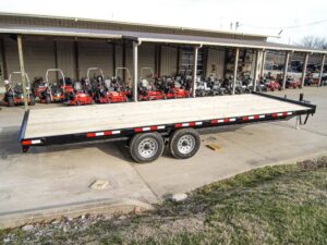 8.5×22 IBeam Deckover Equipment Trailer Straight Deck (2) 5200lb Axles 10K GVWR - Image 8