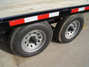 8.5×22 IBeam Deckover Equipment Trailer Straight Deck (2) 5200lb Axles 10K GVWR - Image 9