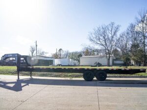 8.5×30 IBeam Gooseneck Straight Deckover Trailer (2) 7K Axles Slide Ramps 14K GVWR - Image 5